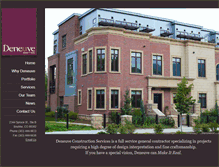 Tablet Screenshot of deneuveconstruction.com